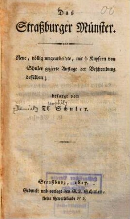 Das Straßburger Münster