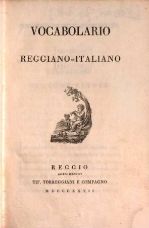 Vocabolario reggiano-italiano, [1]