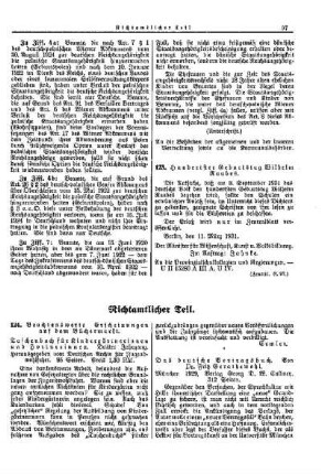 Hundertster Geburtstag Wilhelm Raabes : [Amtlicher Teil]