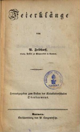 Christliche Gedichte, 2