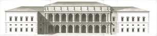 Fischer, Carl von; München, Max-Joseph-Platz; Residenz, Fassade - Fassade - Max - Joseph - Platz (Aufriss)