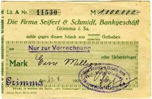 Eine Million Mark