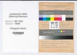 Entnazifizierung Martin Krippgans, geb. 30.01.1909 (Elektromonteur)