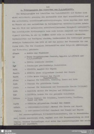 Bibliographie der Schriften von W.A.Lampadius