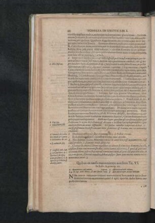 Quibus ex causis manumittere non licet. Tit. VI.