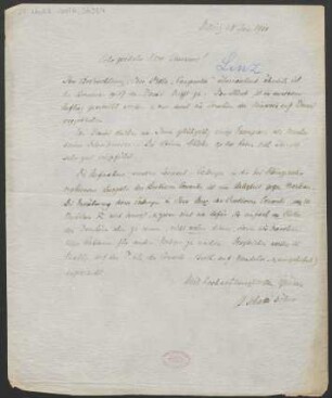 Brief an Heinrich Dessauer : 13.01.1910