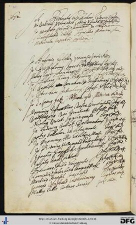 [fol. 67] Rektorat Christoph Ludwig Vogel 1672/73