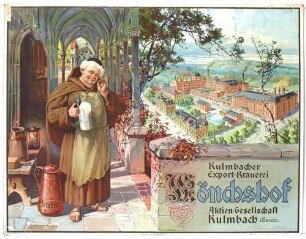 Plakat: Kulmbacher Export-Brauerei Mönchshof
