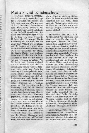 Mutter- und Kinderschutz