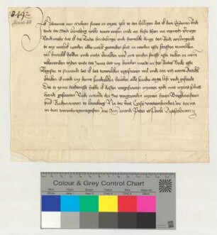 Diensteid des Schreibers Johannes van Moltzen.