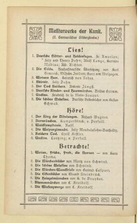 Meisterwerke der Kunst