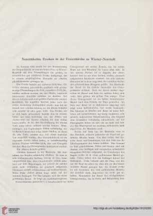 6: Neuentdeckten Fresken in der Frauenkirche zu Wiener-Neustadt