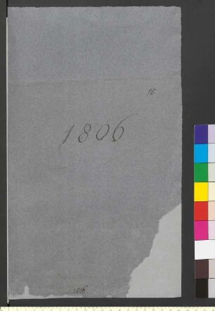 Alter Umschlag "1806"