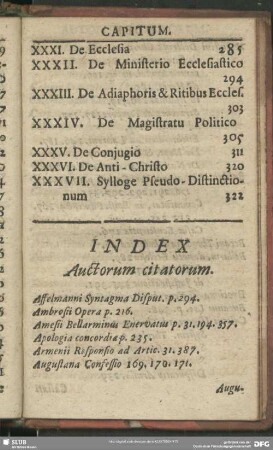 Index Auctorum citatorum