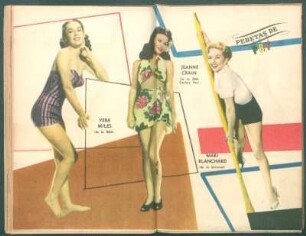 Vera Miles, Jeanne Crain, Mari Blanchard - [Ilustración] : Pebetas de PBT