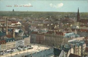 Leipzig: Blick vom Rathausturm