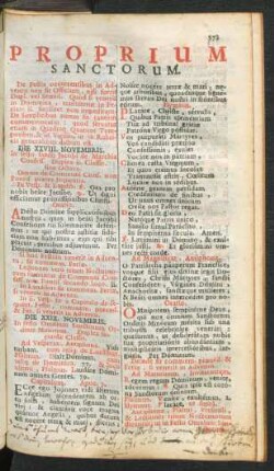 Proprium Sanctorum
