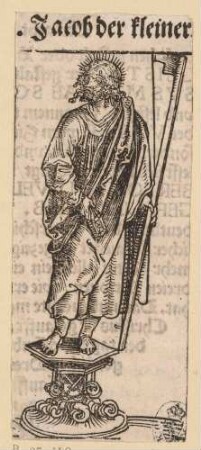 Der heilige Jakobus der Jüngere (aus: hortulus animae)