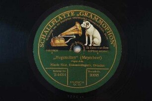 "Hugenotten" : Pagen-Arie / (Meyerbeer)