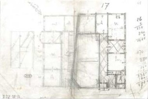 Hildebrand, Adolf von; München, Perfallstr.; Haus Hildebrand - frühes Projekt (Grundriss)