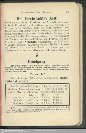 Bei beschränkter Zeit