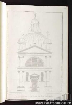 Facciata della Chiesa delle Zitelle nell' Isola della Giudecca