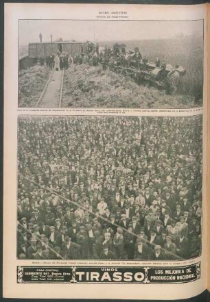 Huelga de ferroviarios [Fotografías]