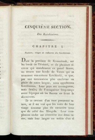 Cinquième section