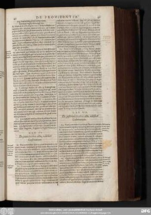 Cap. VII. De posteriore [...] actu, videlicet Gubernatione.