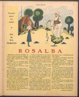 Rosalba : Cuento para los niños