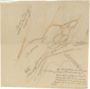 Hildebrand, Adolf von; Garmisch-Partenkirchen; Wohnhaus Riedberg für Hermann Levi - Lageplan