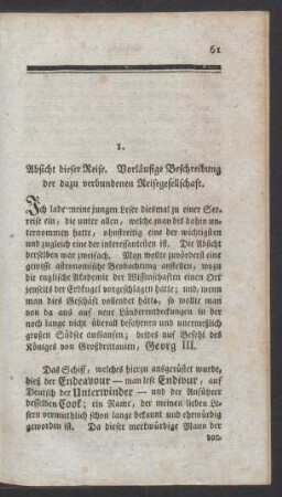 [1. Absicht dieser Reise ... - 4. Beschreibung der Einwohner des Feuerlandes ...]