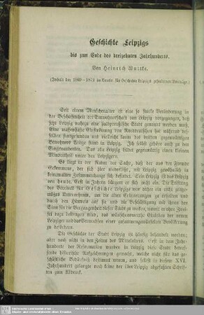 Geschichte Leipzigs bis zum Ende des dreizehnten Jahrhunderts