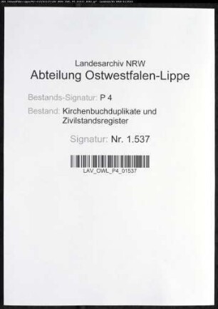 Kirchenbuchduplikate der katholischen Gemeinde (GHT 1838-1840). (Gemeinde: Benninghausen, katholische Gemeinde)