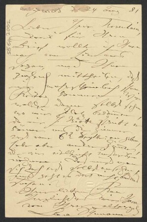 Brief an Jakob Rosenhain : 24.08.1881