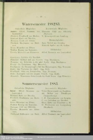 Wintersemester 1882/83