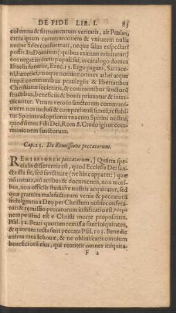 Cap. 23. De Remissione peccatorum.