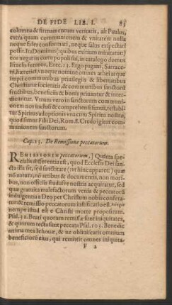 Cap. 23. De Remissione peccatorum.
