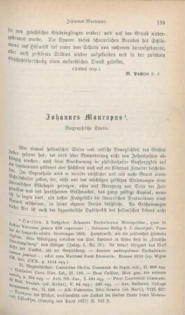 159-179 Johannes Mauropus : biographische Studie