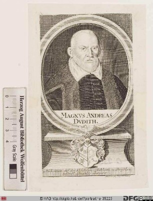 Bildnis Andreas Dudich (kroat.: Dudić, ungar.: Dudith)