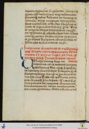 [390v - 401r] Orationes et meditationes circa orationem dominicam.
