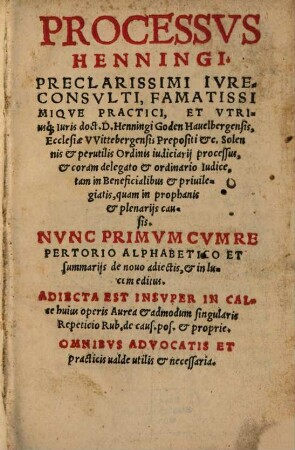 Processus ordinis iudiciarii
