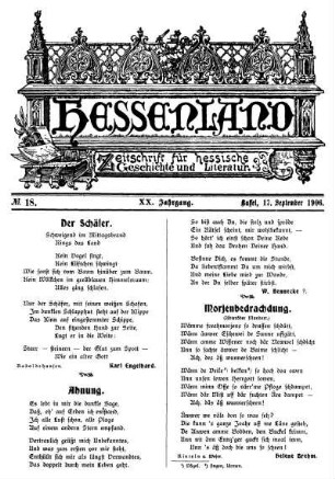 No. 18, 17. September 1906