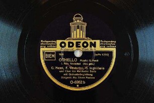 Othello : 1. Akt: Trinklied / Musik: G. Verdi