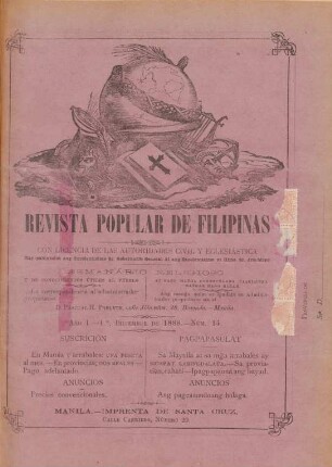 Ano 1, Num. 14, 1. Deciembre 1888