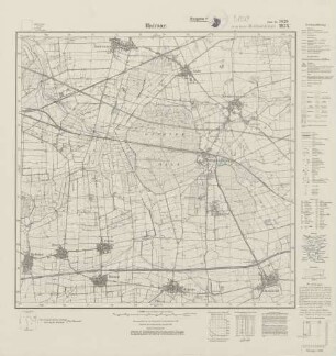 3626 (alte Nr.: 1956) Haimar, Meßtischblatt (4cm - Karte)