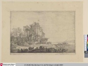 [Das Gasthaus in der Ruine; The Inn in a Ruined Building; L'auberge]