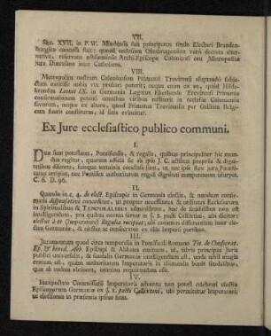 Ex Jure ecclesiastico publico communi.