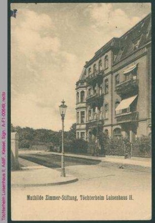 Töchterheim Luisenhaus II in Kassel, Mathilde Zimmer-Stiftung