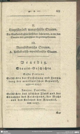 II. Eingeschränkt monarchische Staaten